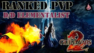 GW2  Ranked sPvP Season 43  Core DD Elementalist  Rank 85 NA  High Rate Match [upl. by Arnoldo734]