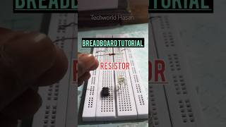 breadboard tutorial for beginners technology electronic breadboard shorts [upl. by Suhploda]