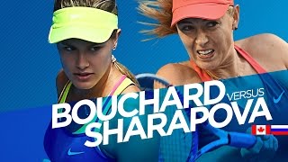 Eugenie Bouchard vs Maria Sharapova Highlights HD 14 Australian Open 2015 [upl. by Dlanger]