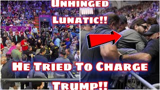 UNHINGED Democrat Attempts To ATTACK Donald Trump On Stage At RALLY In Johnstown PENNSYLVANIA [upl. by Pail627]