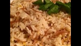 Riz à la vermicelle الارز بالشعرية طبق شرقي هائل و سهل [upl. by Upshaw]