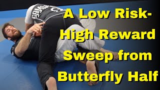 Play Butterfly Half Guard You Need This Powerful Sweep Combo [upl. by Aerised]