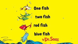 One fish Two fish Red fish Blue fish by Dr Seuss Audiobook Read Along  Book in Bed [upl. by Elle515]