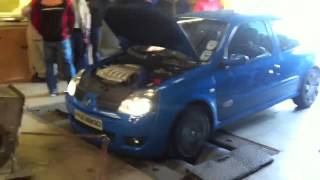 clio 182 dyno air filter testing [upl. by Ajit]