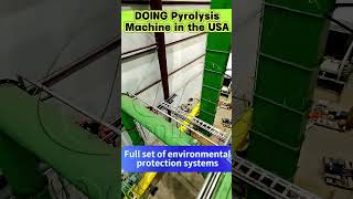 Fully automatic continuous pyrolysis machine in the USA  Large capacity and intelligent control [upl. by Yseulte]