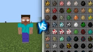 Minecraft Addons PE Herobrine VS Fulls Mobs Addons In Mobile Battlevideo Notwalk [upl. by Juana]