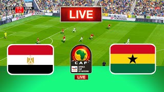 LIVE🔴 EGYPT Vs GHANA  Africa Cup of Nations  Live Football Match Today [upl. by Imak]