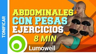 Ejercicios Abdominales con Mancuernas [upl. by Myrah]