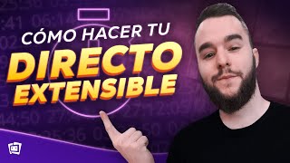 CÓMO HACER un DIRECTO EXTENSIBLE con STREAMLOOTS [upl. by Olnek]