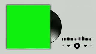 CD player green screen audio spectrum green screenসিডি প্লেয়ার গ্রিন স্কিন [upl. by Aineg957]