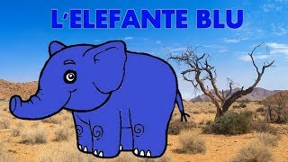 Lelefante blu  canzoncina [upl. by Dorina]