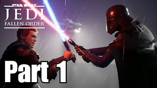 Star Wars Jedi Fallen Order  Bracca Escape No Commentary  Part 1 [upl. by Akinahs256]