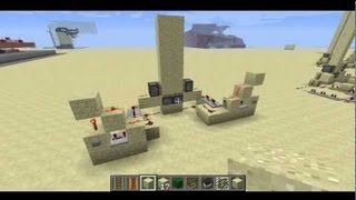 Sand CounterElevator Minecraft Tutorial [upl. by Ayyidas353]