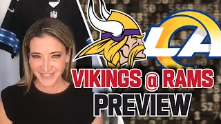 Vikings vs Rams Week 8 Thursday Night Football Preview [upl. by Tomasine108]