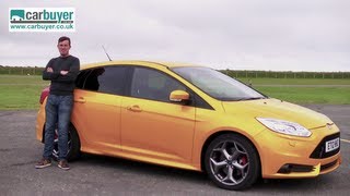 Ford Focus ST review  CarBuyer [upl. by Yelrebma]