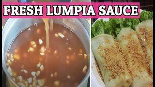 LUMPIANG SARIWA SAUCE  FRESH LUMPIA SAUCE  HUNGRY MOM COOKING [upl. by Gnemgnok]