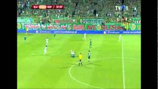 Slask Wroclaw  Rapid 13  18 august 2011 Europa League [upl. by Kinemod]