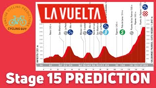 Vuelta a Espana 2024 Stage 15  PREVIEW  FAVOURITES  PREDICTION [upl. by Moira]