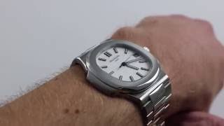 PreOwned Patek Philippe Nautilus 57111A011 Luxury Watch Review [upl. by Mian]