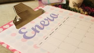 ¡Crea tu calendario 2016  Fácil [upl. by Nivalc717]