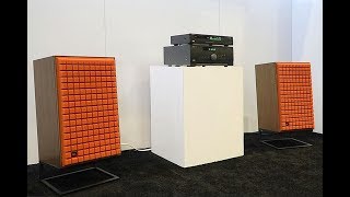 JBL L100 Classic Loudspeakers at CES 2018 [upl. by Xanthus]