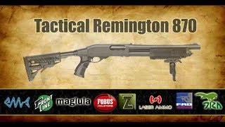 ZAHAL  FAB Defense  Tactical Remington 870  Shock Absorbing Stock [upl. by Beshore862]