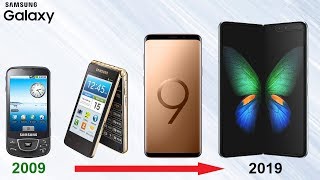 Samsung Galaxy SmartPhone Evolution  All Models  10 Years of Android [upl. by Arracat]