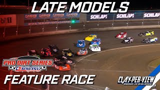 Late Models  Pro Dirt Series  Perth Motorplex  26th Oct 2024  ClayPerView [upl. by Einhoj]