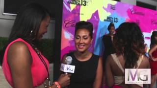 Adrienne Bailon  2013 BET Awards Red Carpet PreAwards Dinner [upl. by Xenia]