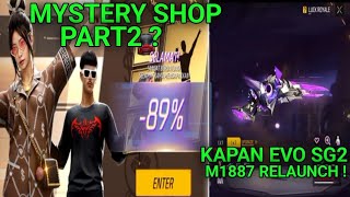 BOCORAN FF  EVENT TERBARU 2024 MYSTERY SHOP PART2  KAPAN EVO GUN SG 2 M1887 RELAUNCH [upl. by Osbert]