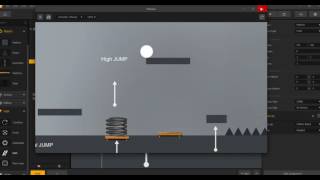 Buildbox Tutorial  How to make a Trampoline [upl. by Enasus991]