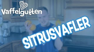 Sitrusvafler oppskrift  Vaffelgutten [upl. by Roanne951]