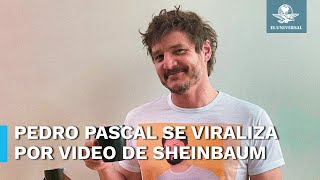 ¿Quién es Pedro Pascal Actor que compartió un video de Sheinbaum en Instagram [upl. by Ama]