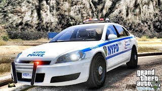 GTA 5 MODS LSPDFR 041  NYPD IMPALA PATROL GTA 5 REAL LIFE PC MOD [upl. by Dijam]