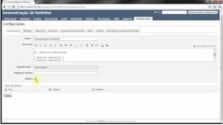 Redmine 02  Nível Básico  Módulo de Configurações [upl. by Mather854]