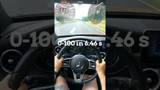 2019 MercedesBenz C300 AMG Line  Top Speed Shorts [upl. by Enegue]