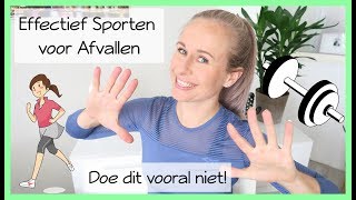 Sporten voor Afvallen  10 Veelgemaakte Fouten  OPTIMAVITA [upl. by Anniken]