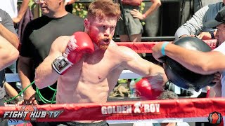 CANELO ALVAREZS COMPLETE WORKOUT FOR GENNADY GOLOVKIN CANELO VS GOLOVKIN [upl. by Artemisia]