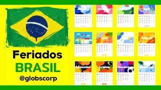 Festivos en Brasil 2022  Calendario  Salario Laboral [upl. by Aienahs]