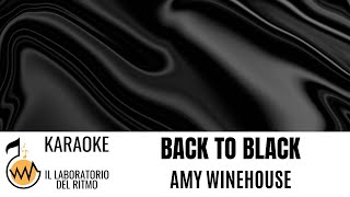 Back to Black Amy Winehouse Karaoke Instrumental Version [upl. by Ydnes]