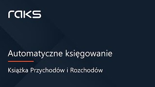 Automatyczne księgowanie dokumentów w Podatkowej Książce Przychodów i Rozchodów  KPIR [upl. by Nailimixam]