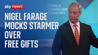 Reform UK conference Farage mocks Starmer amp Tories as party eyes 2025 council elections [upl. by Etnomaj]