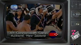 XIV Commonwealth Games Closing Ceremony Mt Smart Stadium Auckland New Zealand 1990 [upl. by Aneladgam]