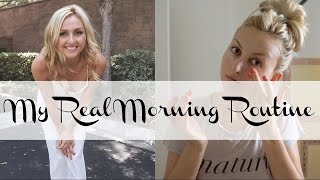 Morning Routine Healthy Food Skincare Curling my Hair Planning My Day [upl. by Sebastian]