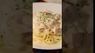 Super Easy Creamy Carbonara 🤌🏻 [upl. by Wenn858]