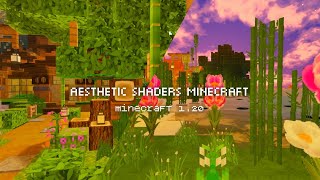 top 1 aesthetic texture pack minecraft pe 120 🌿🌺 [upl. by Rothwell]