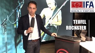 IFA 2015 Teufel Rockster RiesenBluetoothLautsprecher  AllroundPCcom [upl. by Melody878]