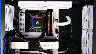 Corsair H100i Elite unboxing and install guide with benchmarks [upl. by Radie686]