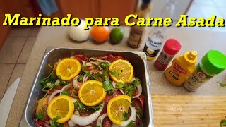 Marinado para Carne Asada  Picosito y Sabroson [upl. by Dewie648]