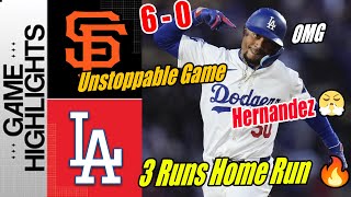 Hernandez 3 Runs Home Run Unstoppable Game 🔥 [upl. by Healey970]